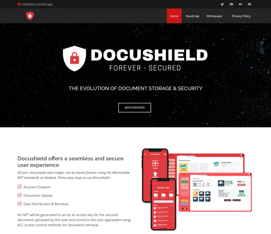 Docushield Interface Screenshot
