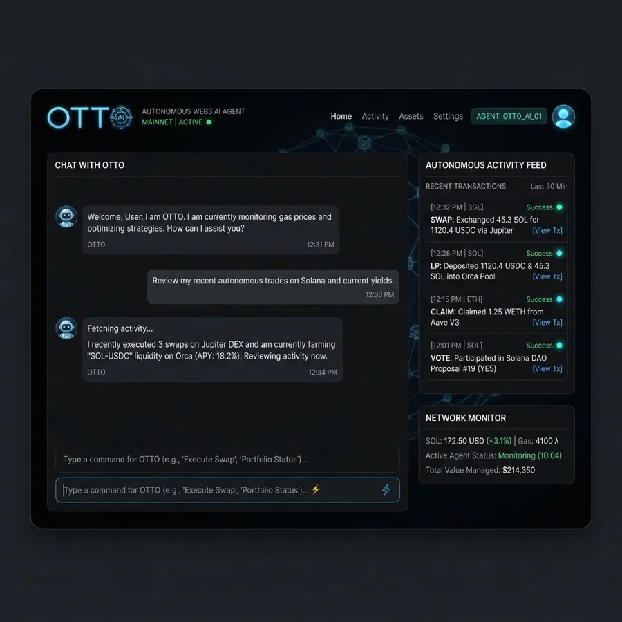 OTTO AI Agent Screenshot
